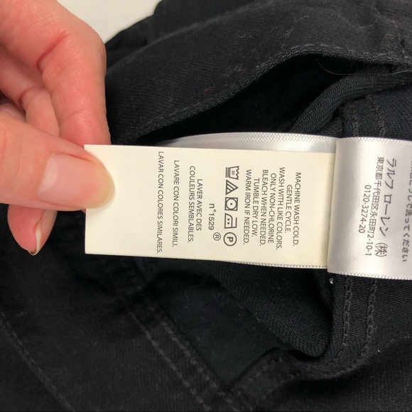 Polo Ralph Lauren Black Denim Trucker Jacket NWT - Picture 7 of 7